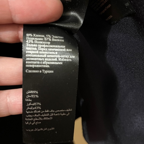 Karen Millen Deep Blue Velvet Dress with Chain Accent - Picture 13 of 16